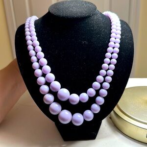 Vintage 1950s Purple Necklace